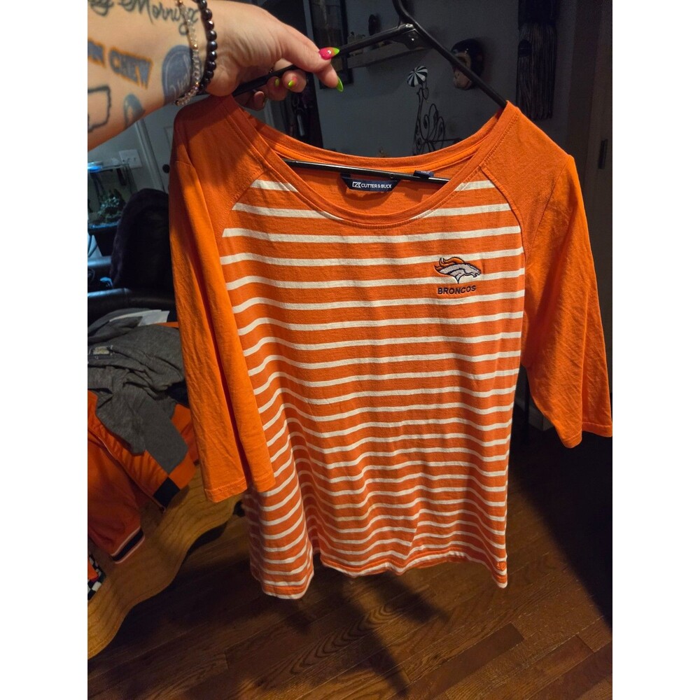 Cutter & Buck Denver Broncos Women's 3/4 Sleeve Shirt